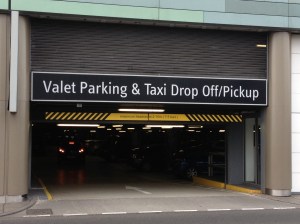 Westfield valet parking entrance